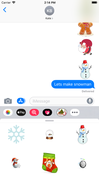 Christmas stickers for 2018 screenshot 4