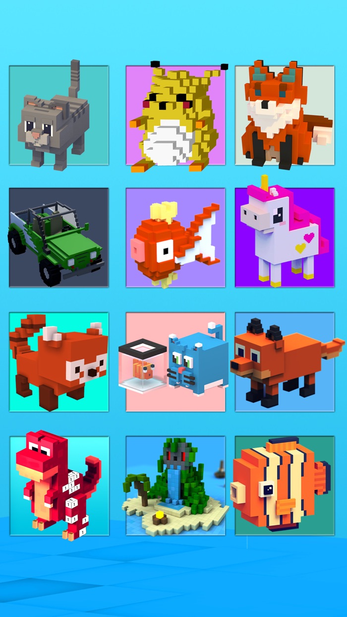 Pixel Color by Number 3D