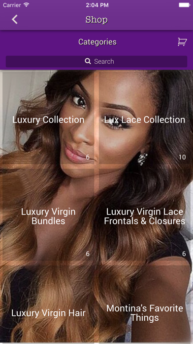 Montina's Lace Wigs screenshot 3