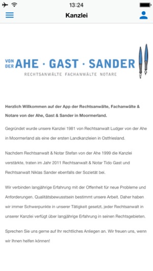 Kanzlei v. der Ahe Gast Sander(圖2)-速報App