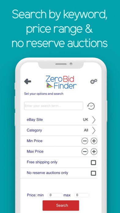 Zero Bid Finder for eBay Screenshot 4