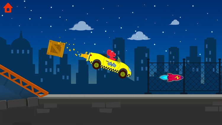 Dinosaur Car - Truck Games screenshot-3