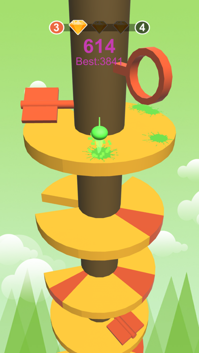 Hop Ball - Hop To Crush Slices Screenshot 1