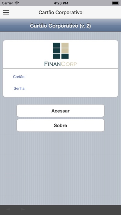 Cartão Financorp screenshot 2