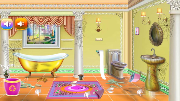 royal game bathroom cleanup