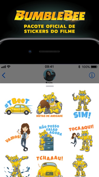 Stickers oficiais de Bumblebee