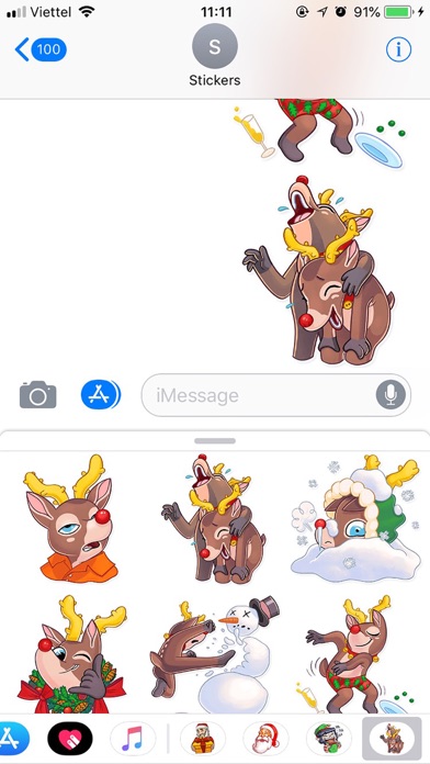 How to cancel & delete Christmas Mr Deer Sticker 2019 from iphone & ipad 3