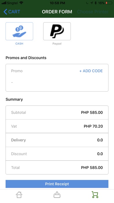 Ordertaker Mobile POS screenshot 2