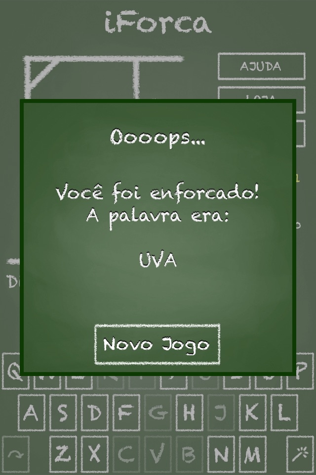 iForca - Hangman in Portuguese screenshot 4