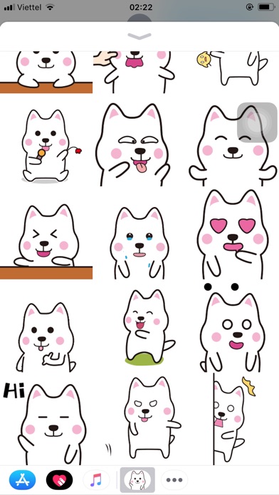 Dog Puppy Animated Stickers screenshot 2