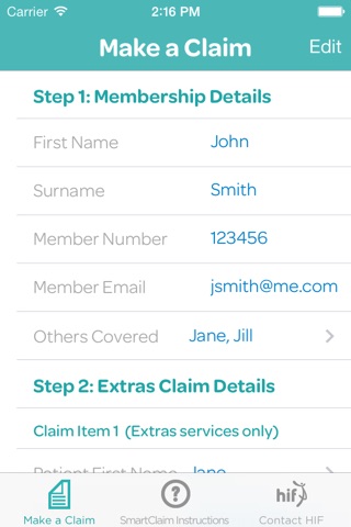 HIF Member App screenshot 2