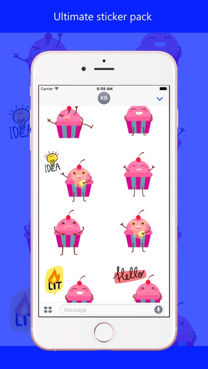 Delicious Cupcake Emoji