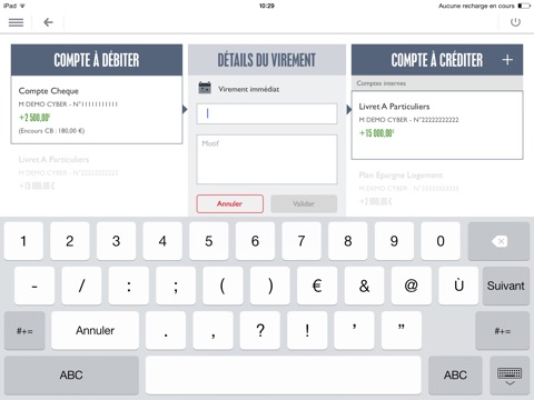 Banque de Savoie pour iPad screenshot 4