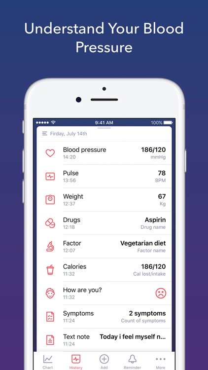 Blood Pressure app best monitor, tracker, checker screenshot-3