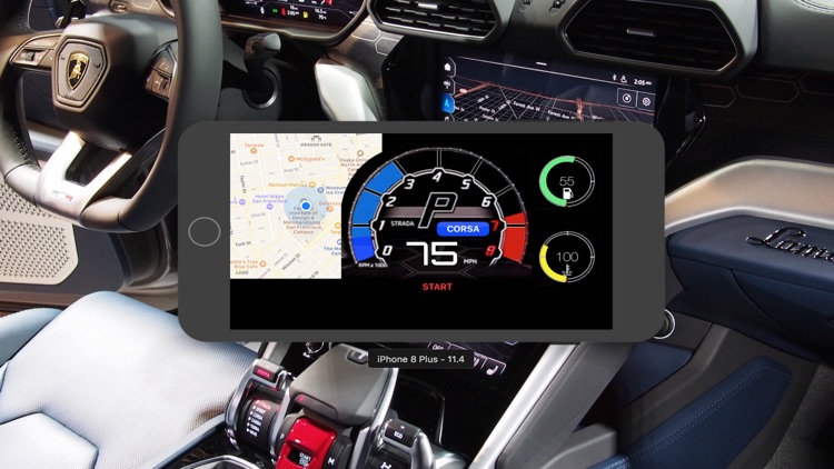 UrusDash: Lambo SUV Dashboard