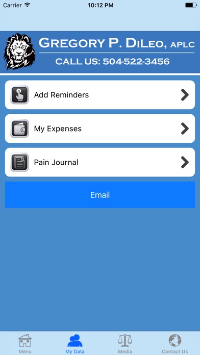 Greg DiLeo Injury Help App screenshot 3