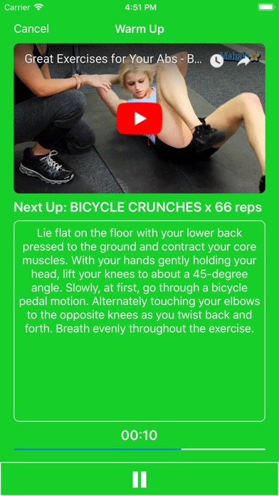 30 Day Ab Fitness Challenge screenshot 4