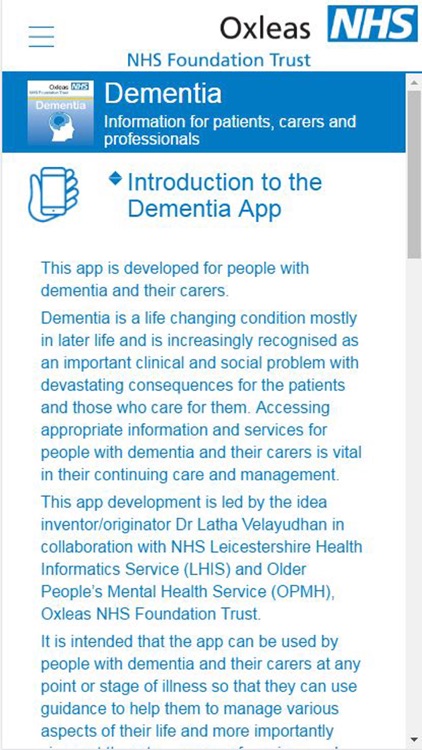 Oxleas Dementia (OXL)