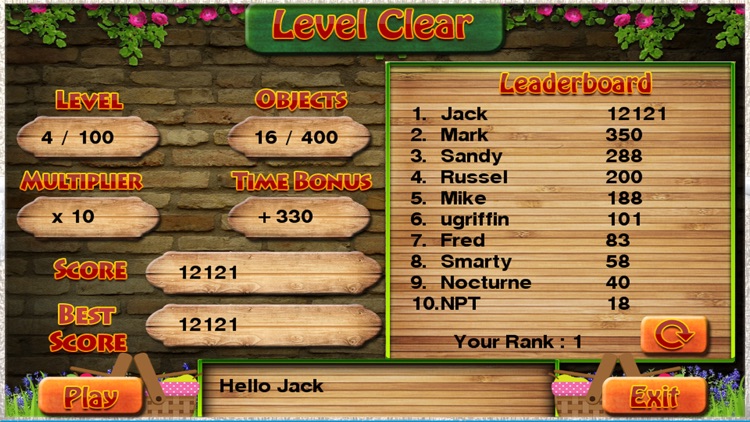 Family Picnic Hidden Objects