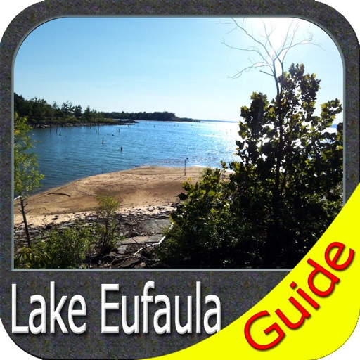 Eufaula lake Oklahoma GPS fishing offline charts