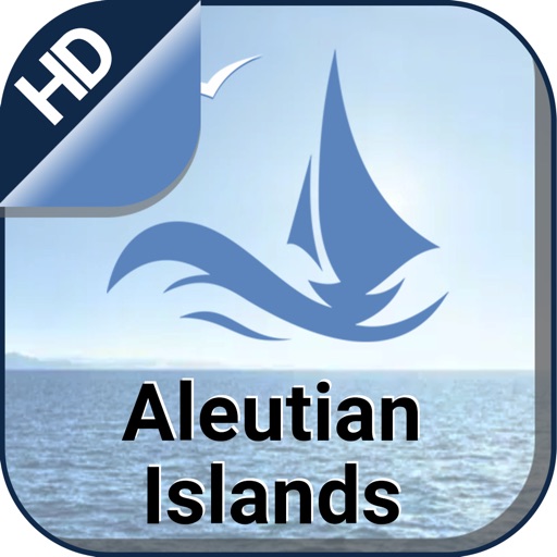 Aleutian Islands offline nautical boating charts icon