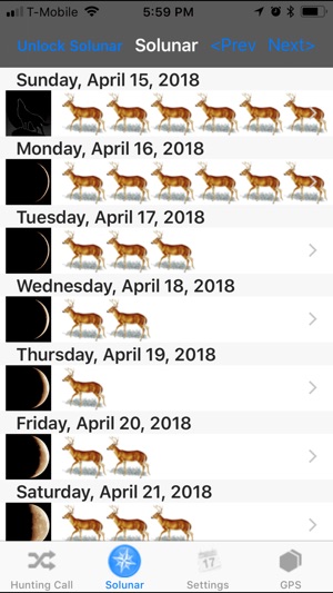 Hunt Pro- Calls & Solunar Time(圖2)-速報App
