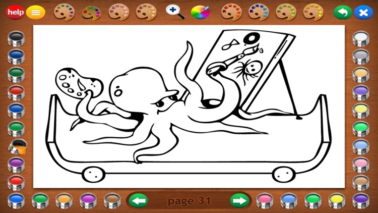 Coloring Book 5 Lite: Alphabet screenshot-7