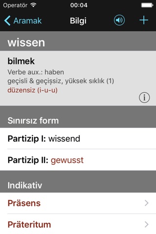 German Verbs & Conjugation screenshot 2