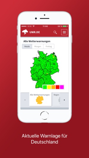 Unwetterradar Deutschland(圖1)-速報App