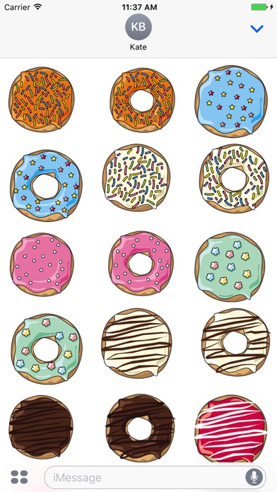 Delicious Donut Stickers screenshot 2