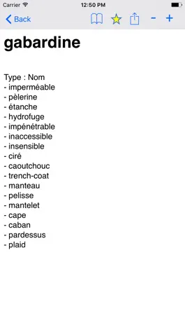 Game screenshot Dictionnaire des synonymes. apk