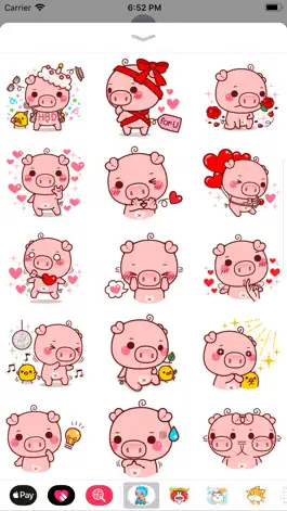 Game screenshot Pinky Pig Sticker hack