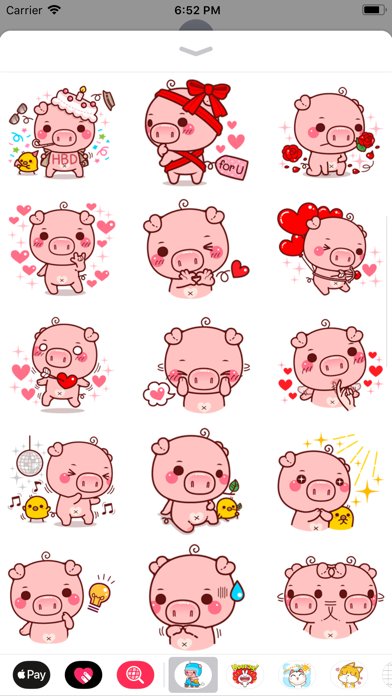 Pinky Pig Sticker screenshot 3