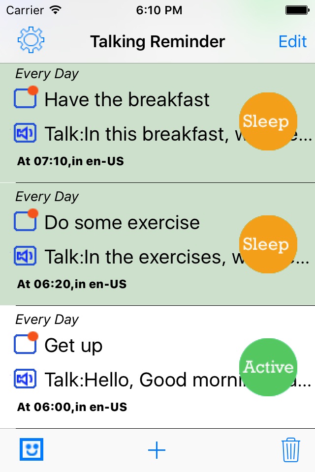 Talking Reminder screenshot 3