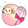 Colorful Fluffy Sheep Sticker