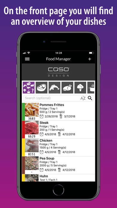 How to cancel & delete CASO Food Manager from iphone & ipad 1