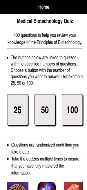 Medical Biotechnology Quiz(圖1)-速報App