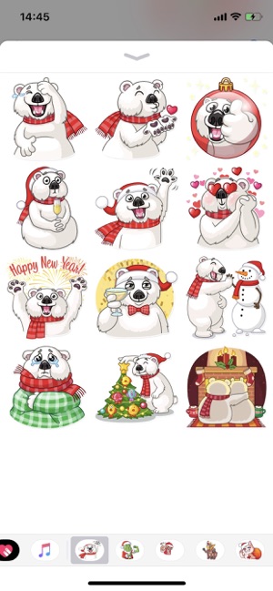 Christmas Ted Frosty Sticker(圖1)-速報App