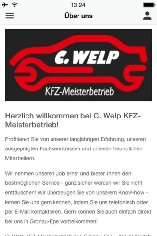C. Welp KFZ-Meisterbetrieb screenshot 2
