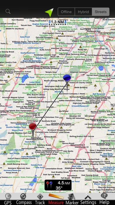 Connecticut Lakes GPS Charts Screenshot 4