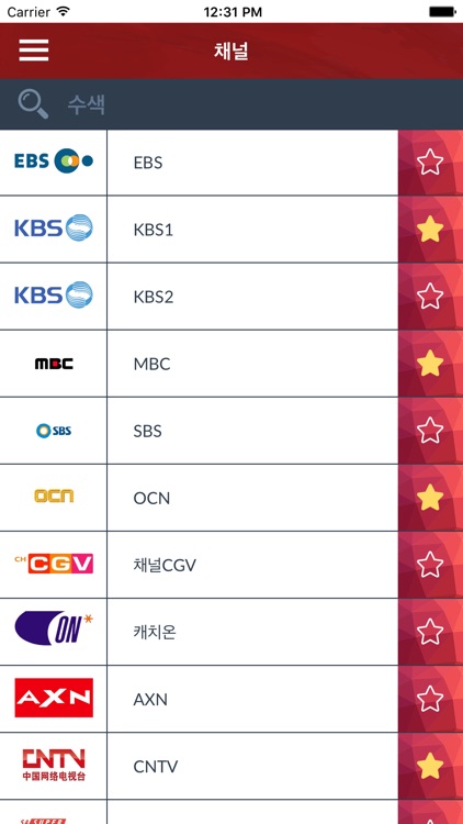 한국의 TV 가이드 • TV-목록 (KR)