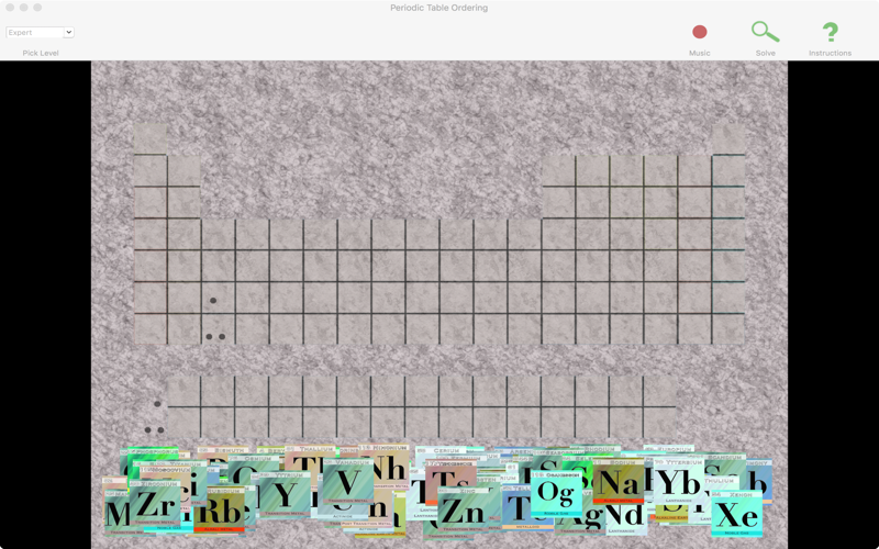 Periodic Table Ordering Quiz screenshot 3