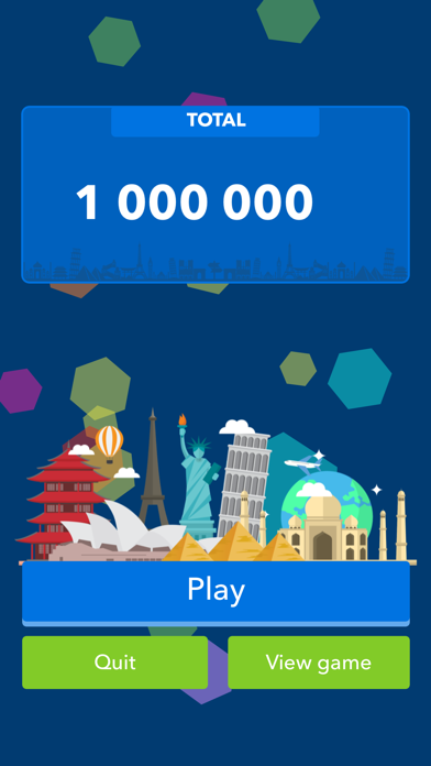 One Million Geography Quiz screenshot 3