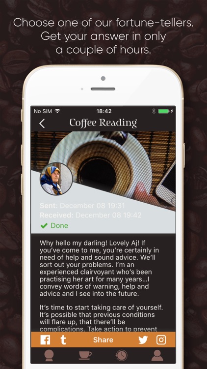 Coffee Reading Fortune Teller screenshot-3