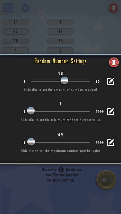 Random Number Suite PE screenshot 4