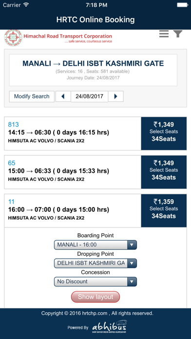 How to cancel & delete HRTC Online Booking Official from iphone & ipad 4