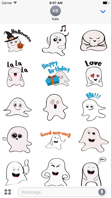 Ghost emoji and sticker screenshot 2