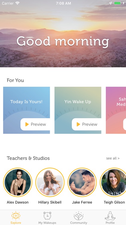 yoga wake up screenshot-0