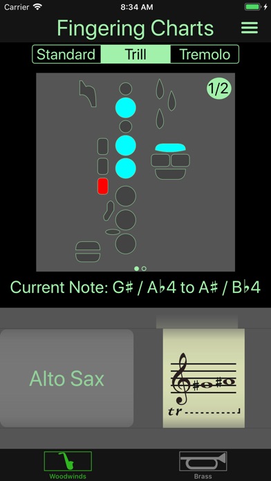 Instrument Fingering Charts screenshot 4