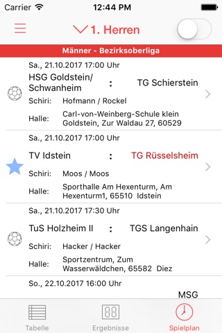 TG Rüsselsheim Handball screenshot 2